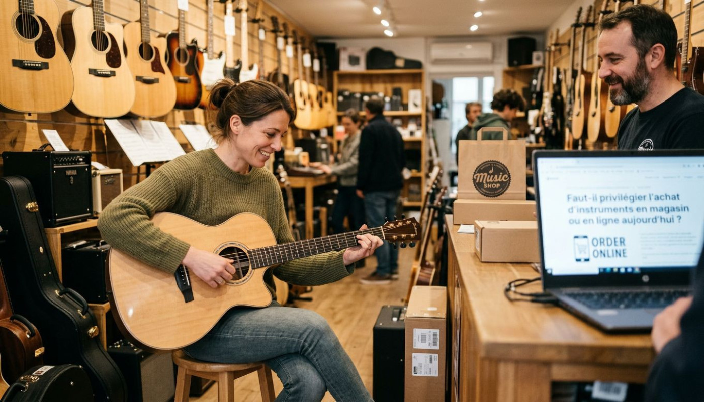 Faut-il privilégier l’achat d’instruments en magasin ou en ligne aujourd’hui ?